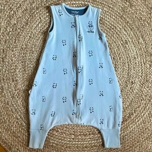 Woolino sleep sack - wool and organic cotton 4 season footed sleep bag 6-18M